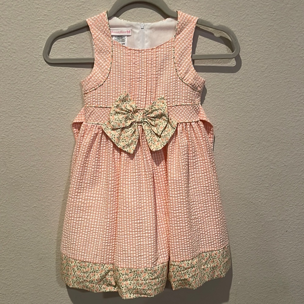 Bonnie Jean Spring Dress for little girl size 5 excellent condition